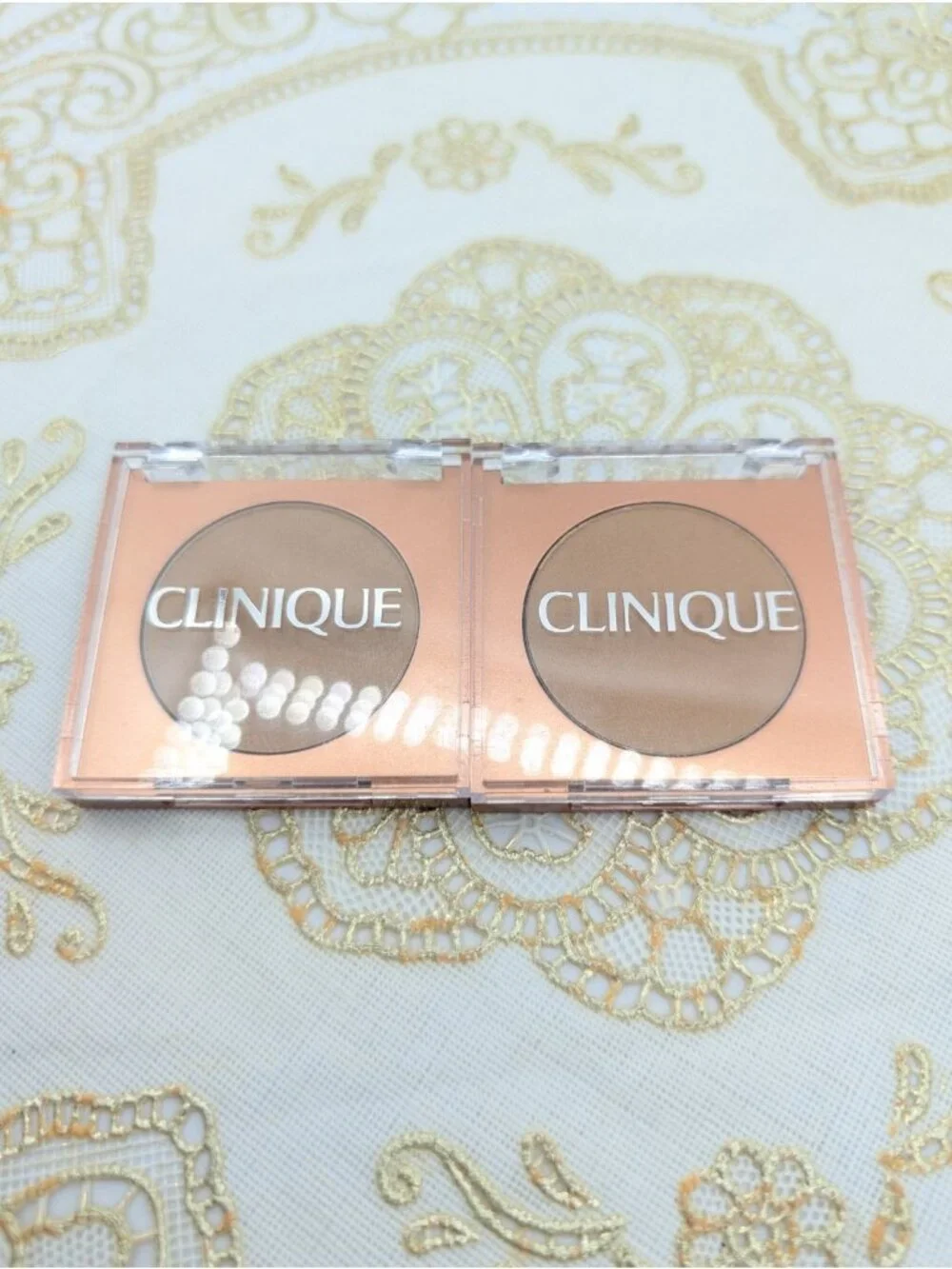 Set 2 Clinique Bronzer 02 Sunkissed True Bronze Pressed Powder 3.3g .11 Oz